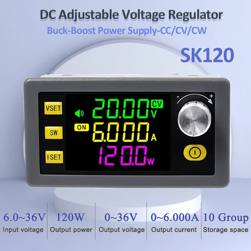 SK120 120W CNC Buck Boost DC A - đánh giá và giá Drone Solar Charger