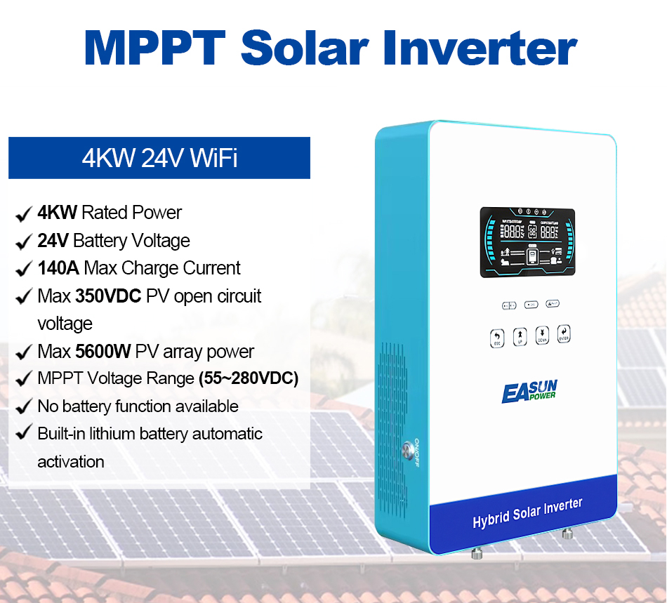 EASUN POWER 4KW Inverter 110V  - đánh giá và giá Drone Solar Charger