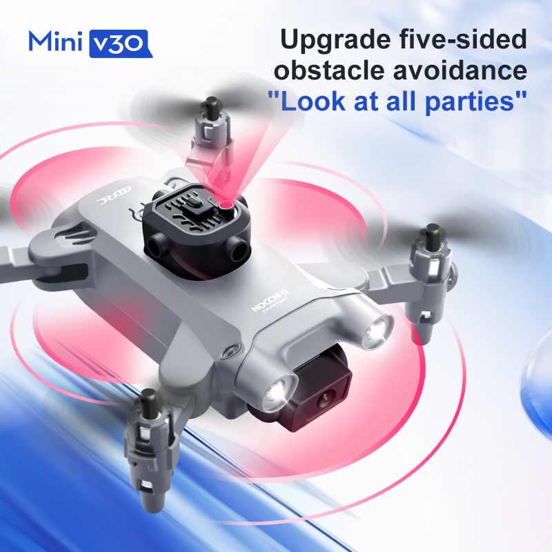 Mini V30 WiFi FPV Drone With 4 - đánh giá và giá Drone Remote Controller Lanyard