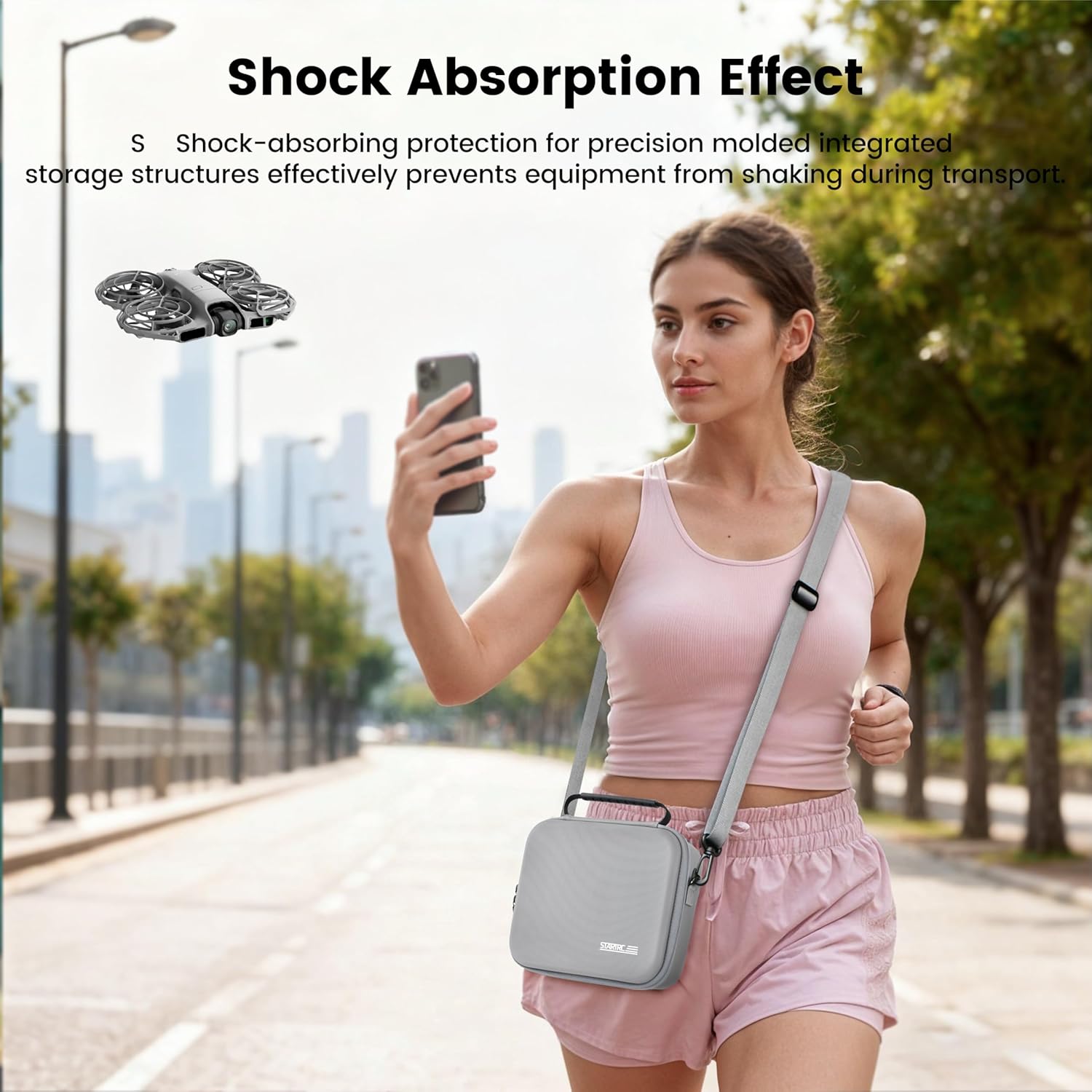 STARTRC Neo 2 Portable PU Shou - đánh giá và giá Drone Carrying Case