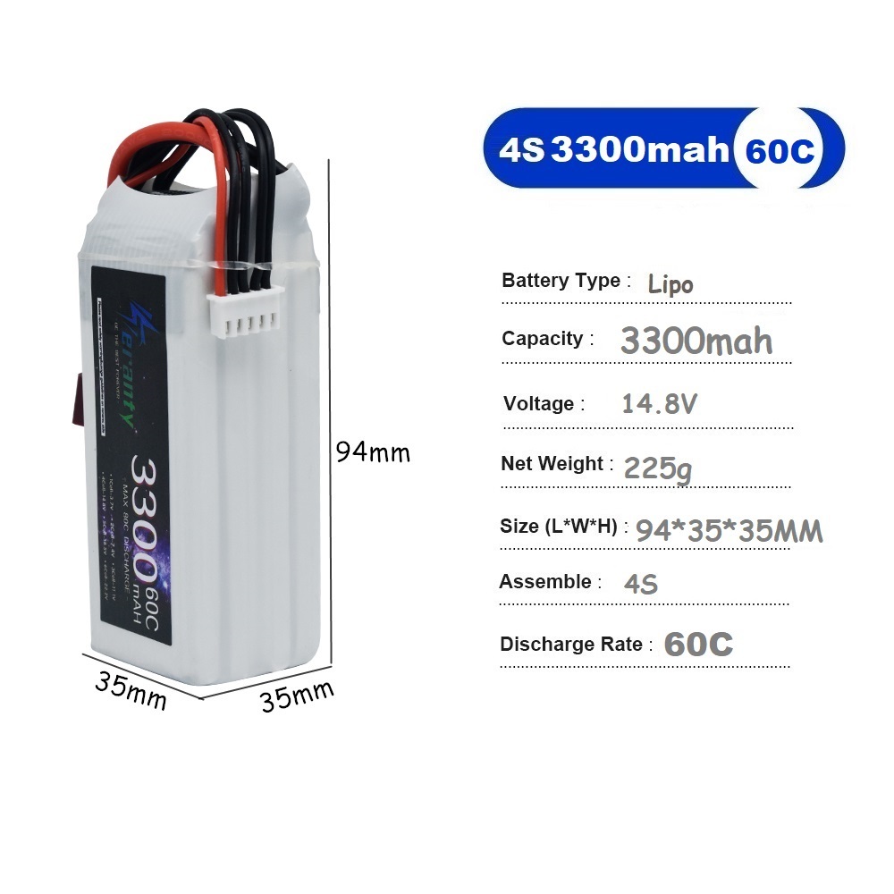 LiPo Rechargeable Battery 4S 3 - đánh giá và giá Drone Battery Adapter
