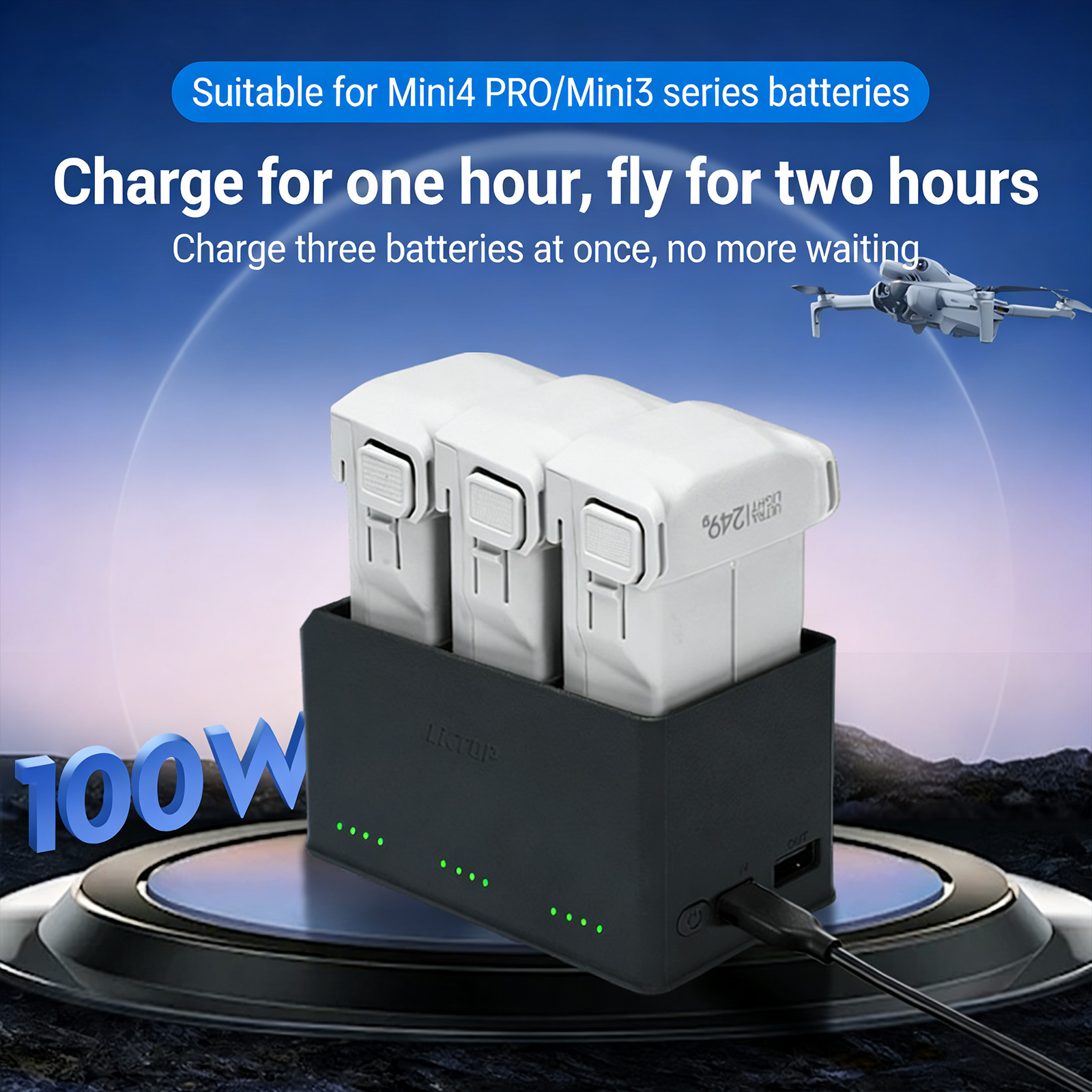 Battery Charger Manager For Mi - đánh giá và giá Drone Charging Hub