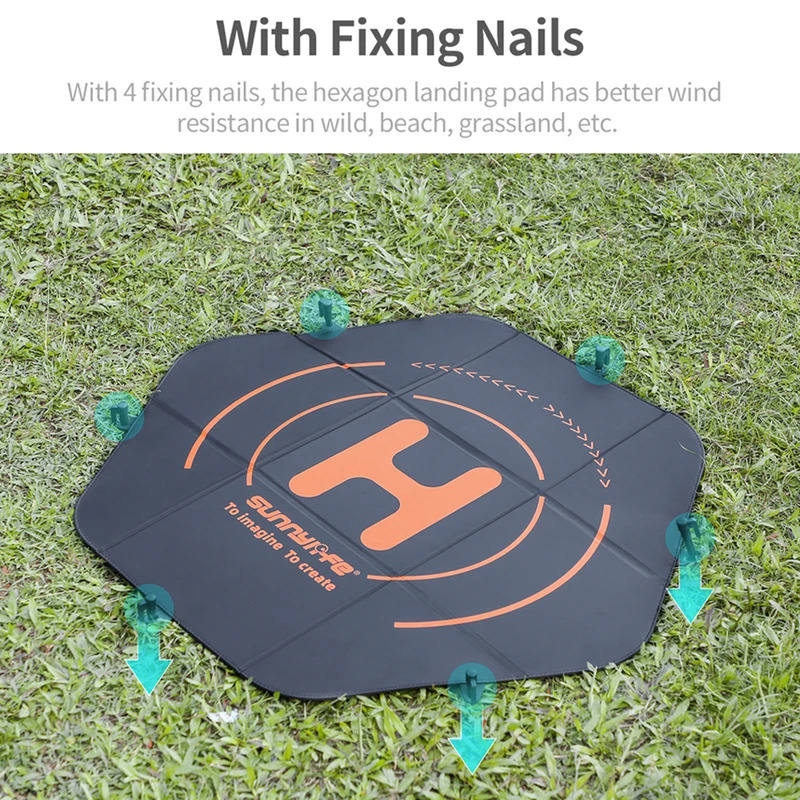 Sunnylife 80cm Waterproof Dron - đánh giá và giá Drone Landing Pad