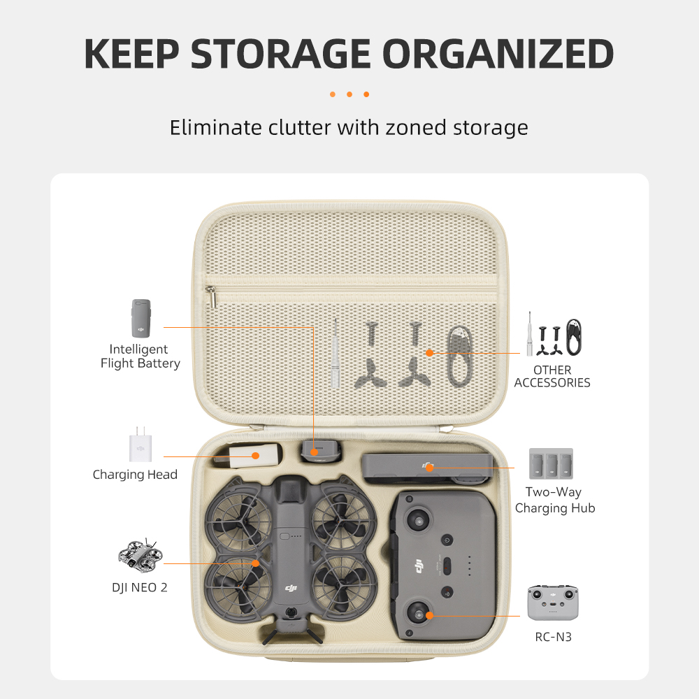 Storage Bag for DJI Neo 2 Fly  - đánh giá và giá Drone Controller Hood