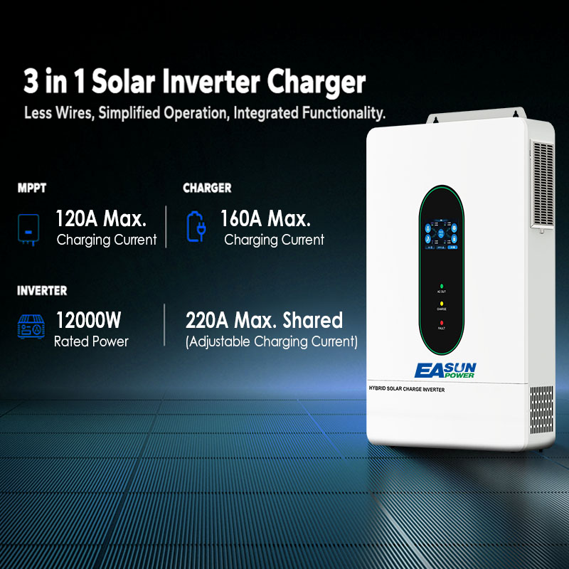 EASUN US 12KW 12000W Split Pha - đánh giá và giá Drone Solar Charger
