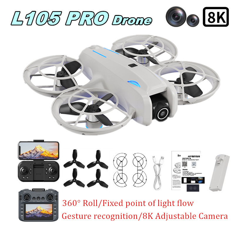 L105 PRO Drone Duel 8k Lens Fu - đánh giá và giá Drone Battery Adapter